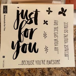 Stampin’ Up Stamp Kit - Never used